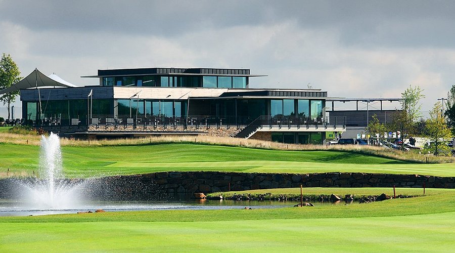 Golfers enjoying the fairways of Albatross Golf Resort near Prague